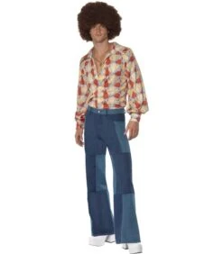 1970s Retro Costume, Blue