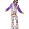 60s Groovy Hippie Costume, Multi-Coloured