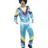 80s Height Of Fashion Shell Suit Costume, Blue