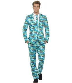 Aloha! Suit, Blue