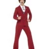 Anchorman Ron Burgundy Costume, Burgundy