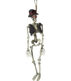 Animated Hanging Groom Skeleton Decoration, Natura