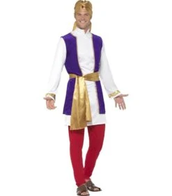 Arabian Prince Costume, Multi-Coloured