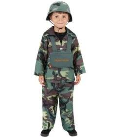Army Boy Costume, Camouflage