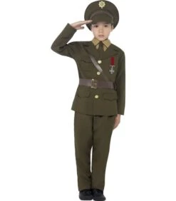 Army Officer Costume, Green
