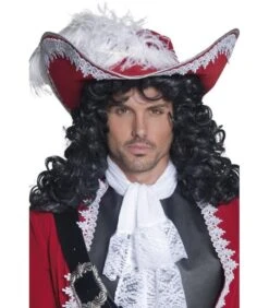 Authentic Pirate Hat, Red
