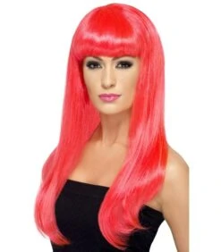 Babelicious Wig, Neon Pink