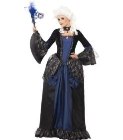 Baroque Beauty Masquerade Costume, Black