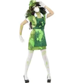 Biohazard Female Costume, Green