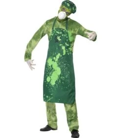 Biohazard Male Costume, Green