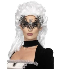 Black Widow Web Eyemask, Black