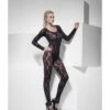 Body Stocking Black Lace, Black