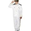 Captain Costume, Child, White