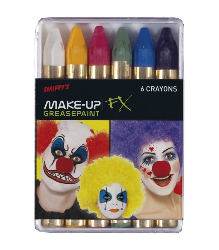 Smiffys Make-Up FX, Carnival Face/Body Crayon, Mul 1 Smiffys Make-Up FX, Carnival Face/Body Crayon, Mul