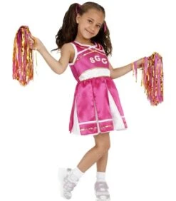 Cheerleader Costume, Child, Pink