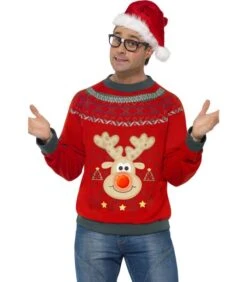 Christmas Jumper, Red