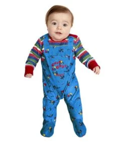 Chucky Baby Costume, Blue & Red