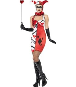 Cirque Sinister Jester Of Broken Hearts Costume