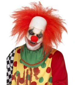 Deluxe Clown Wig, Red