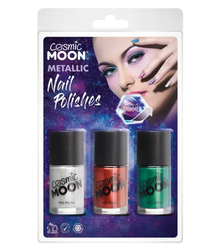 Cos Moon Metallic Nail Polish, 1 Cos Moon Metallic Nail Polish,