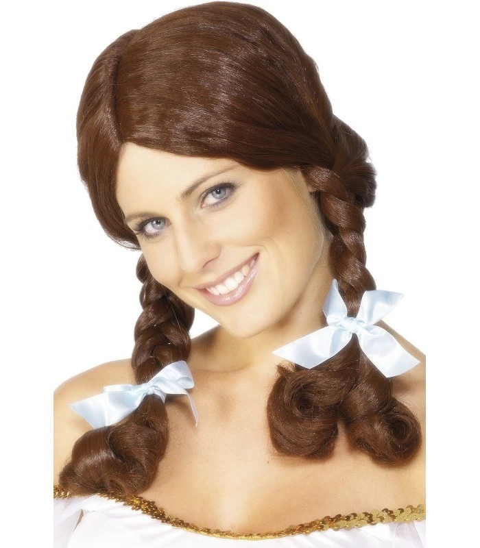 Country Girl Wig, Brown 1 Country Girl Wig, Brown