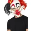 Creepy Clown Mask, Black & Red