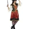 Curves Pirate Lady Costume, Red