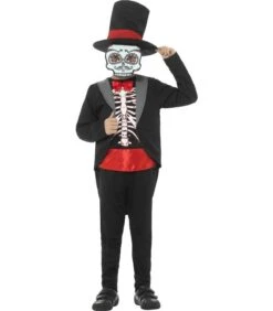 Day Of The Dead Boy Costume, Black