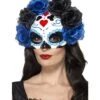 Day Of The Dead Eyemask, Blue