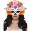 Day Of The Dead Floral Eyemask, Multi-Coloured