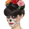 Day Of The Dead Frida Wig, Black