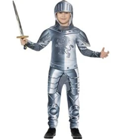 Deluxe Armoured Knight Costume, Grey