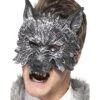 Deluxe Big Bad Wolf Mask, Grey