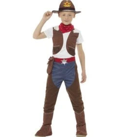 Deluxe Cowboy Costume, Brown