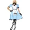 Deluxe Dark Tea Party Costume, With Dress, Blue