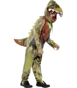 Deluxe Deathly Dinosaur Costume, Green