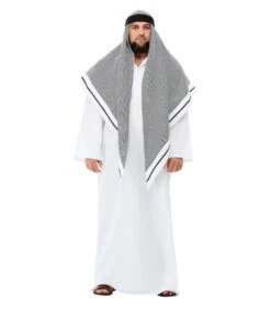 Deluxe Fake Sheikh Costume, White