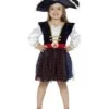 Deluxe Glitter Pirate Girl Costume