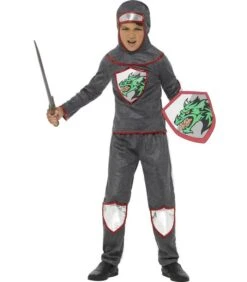 Deluxe Knight Costume, Silver