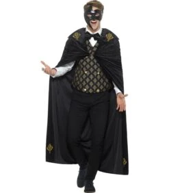 Deluxe Phantom Costume, Black & Gold