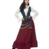 Deluxe Pirate Buccaneer Beauty Costume, Purple