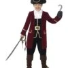 Deluxe Pirate Captain Costume, Black