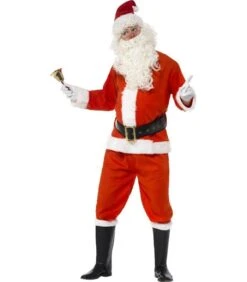 Deluxe Santa Costume, Red