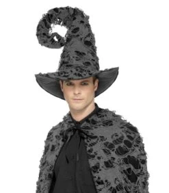 Deluxe Spell Caster Hat, Grey