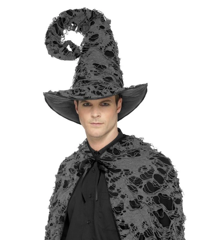 Deluxe Spell Caster Hat, Grey 1 Deluxe Spell Caster Hat, Grey