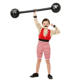 Deluxe Strong Boy Costume, Multi-Coloured