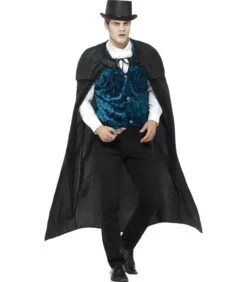 Deluxe Victorian Jack The Ripper Costume, Black