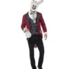 Deluxe White Rabbit Costume, Red
