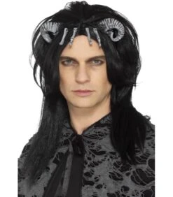 Demonic Creature Wig, Black