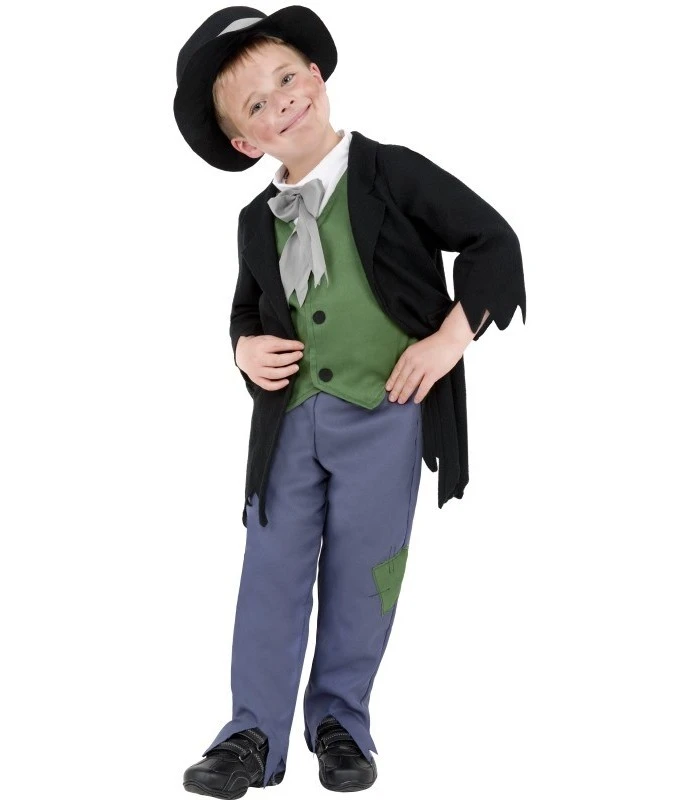 Dodgy Victorian Boy Costume, Black 1 Dodgy Victorian Boy Costume, Black